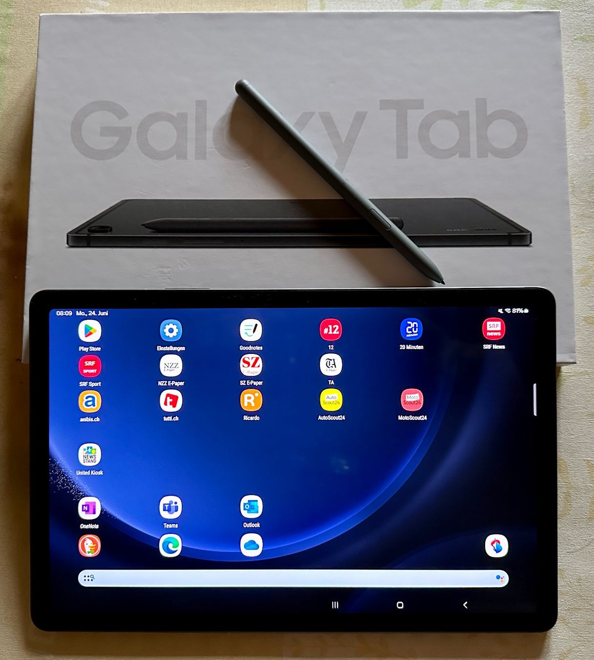 Samsung Galaxy Tab S9 FE (Neu (gemäss Beschreibung)) in Schalunen für ...