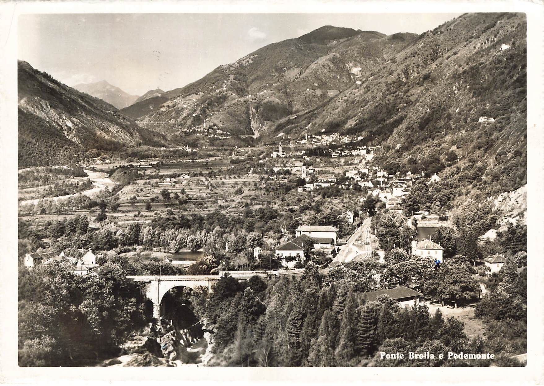 Cartoline postali: Ponte Brolla Pedemonte – Usato da Biasca venduto da Blenio71