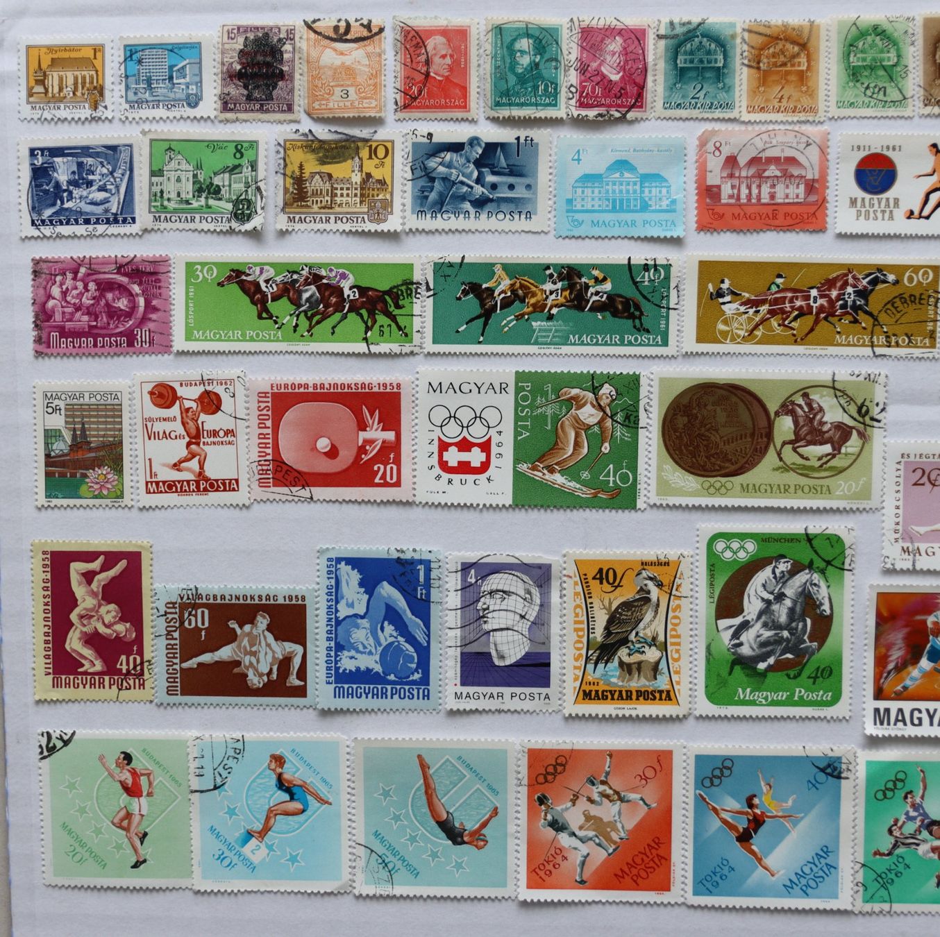 Tutti i francobolli: Briefmarken aus Ungarn – Usato da Oberentfelden venduto da lakipul 1