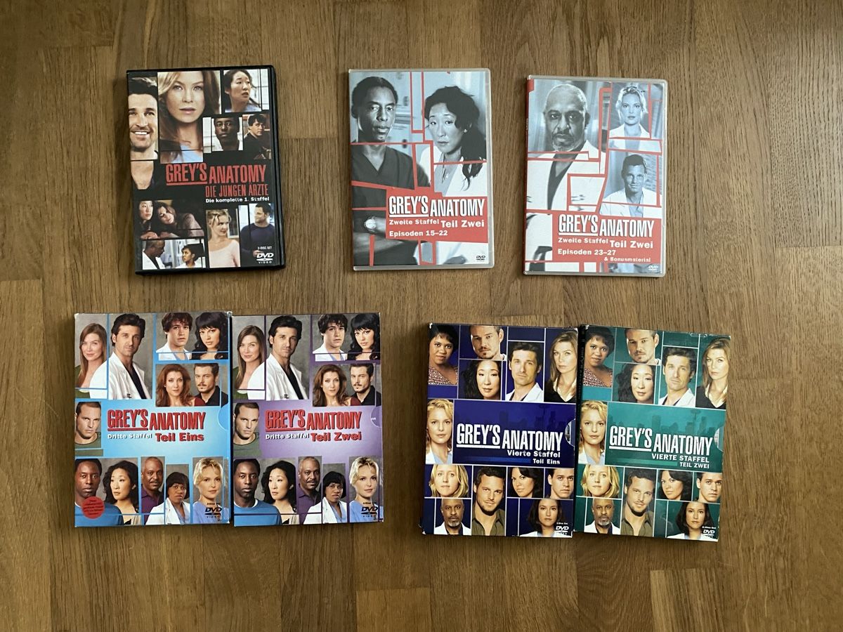 Tutti i DVDs: Greys Anatomy DVD‘s – Usato da Uster venduto da muse70