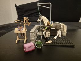 Schleich Waschplatz - Set 42104, Made in Germany, Horse Club