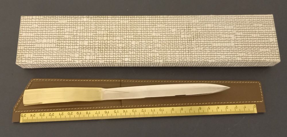 2 Stück Brieföffner Roségold - 23cm Metall Brieföffner Mit Elegantem Design