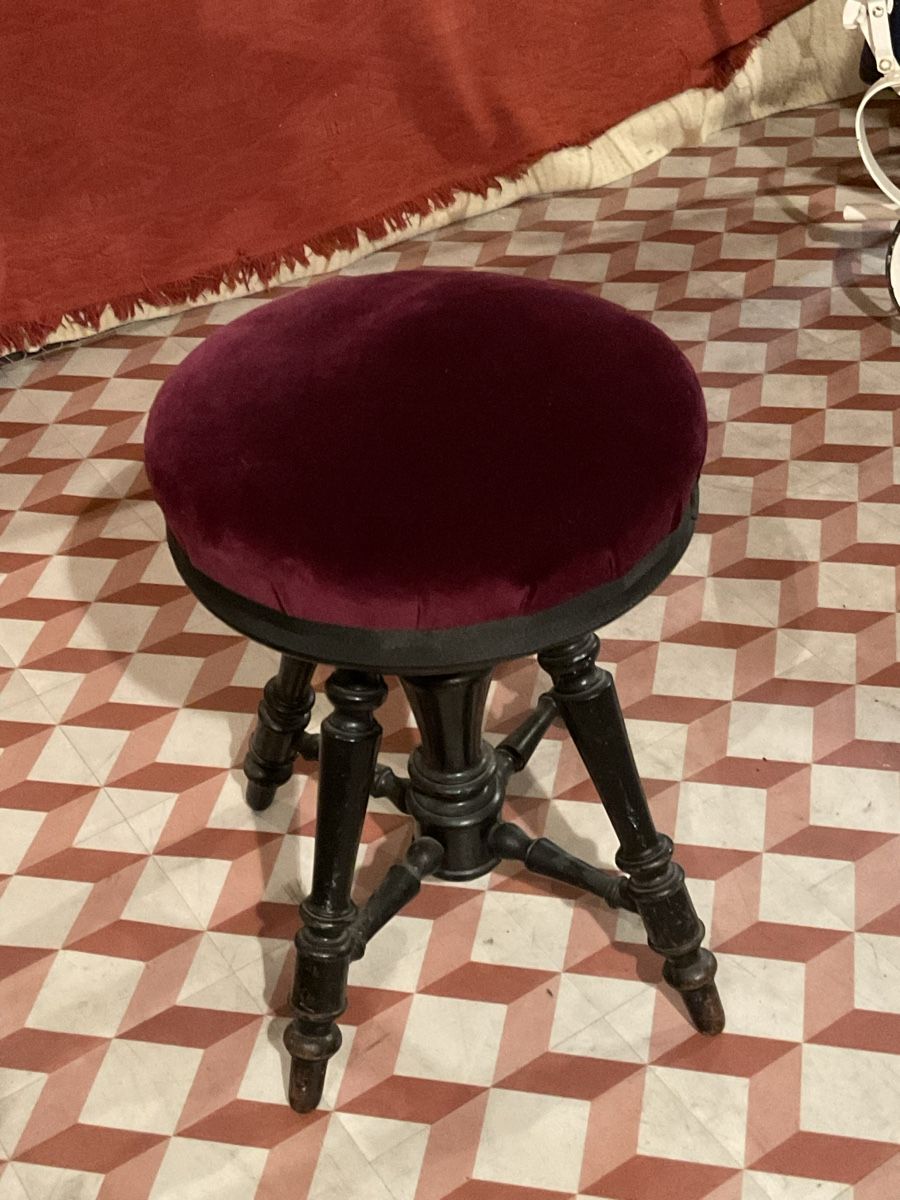 Hocker: Tabouret velours tournant  – Gebraucht aus Correvon von HelloBello71 2