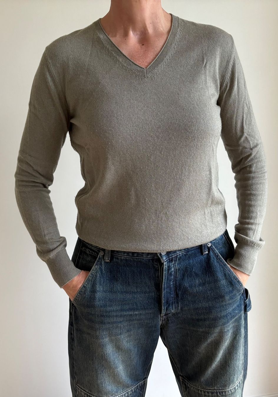 Maglioni & Felpe: Edler Seide-Kaschmir-Pullover Gr. 40 Eukalyptus – Usato da Zürich venduto da wei_8n2l 1