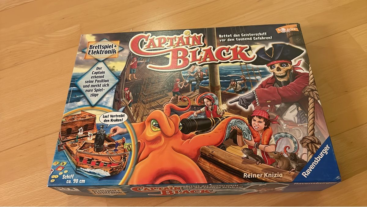 Ravensburger Spiele: Captain Black - Elektronisches Brettspiel – Gebraucht aus Winterthur von simi82