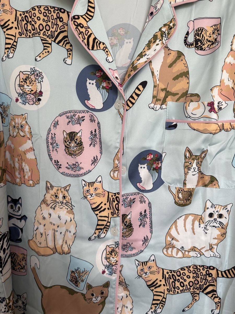 Negligees & Pigiami: Katzen Pyjama Gr. M NEU – Nuovo (secondo la descrizione) da Frauenfeld venduto da Lunarlilac 2