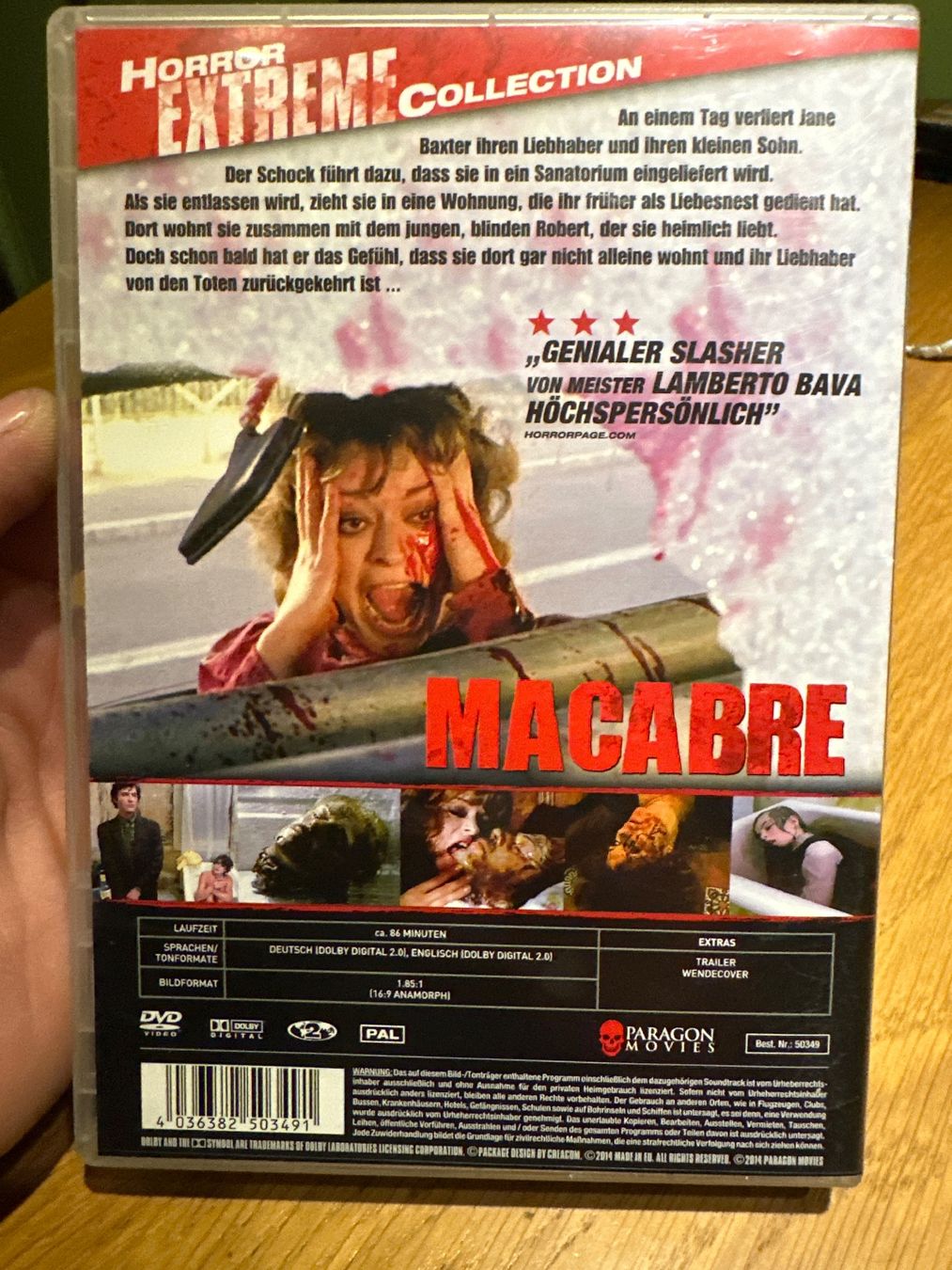 Tutti i DVDs: Macabre, die Küsse der Jane Baxter DVD – Usato da Benken ZH venduto da Audi-erich 1