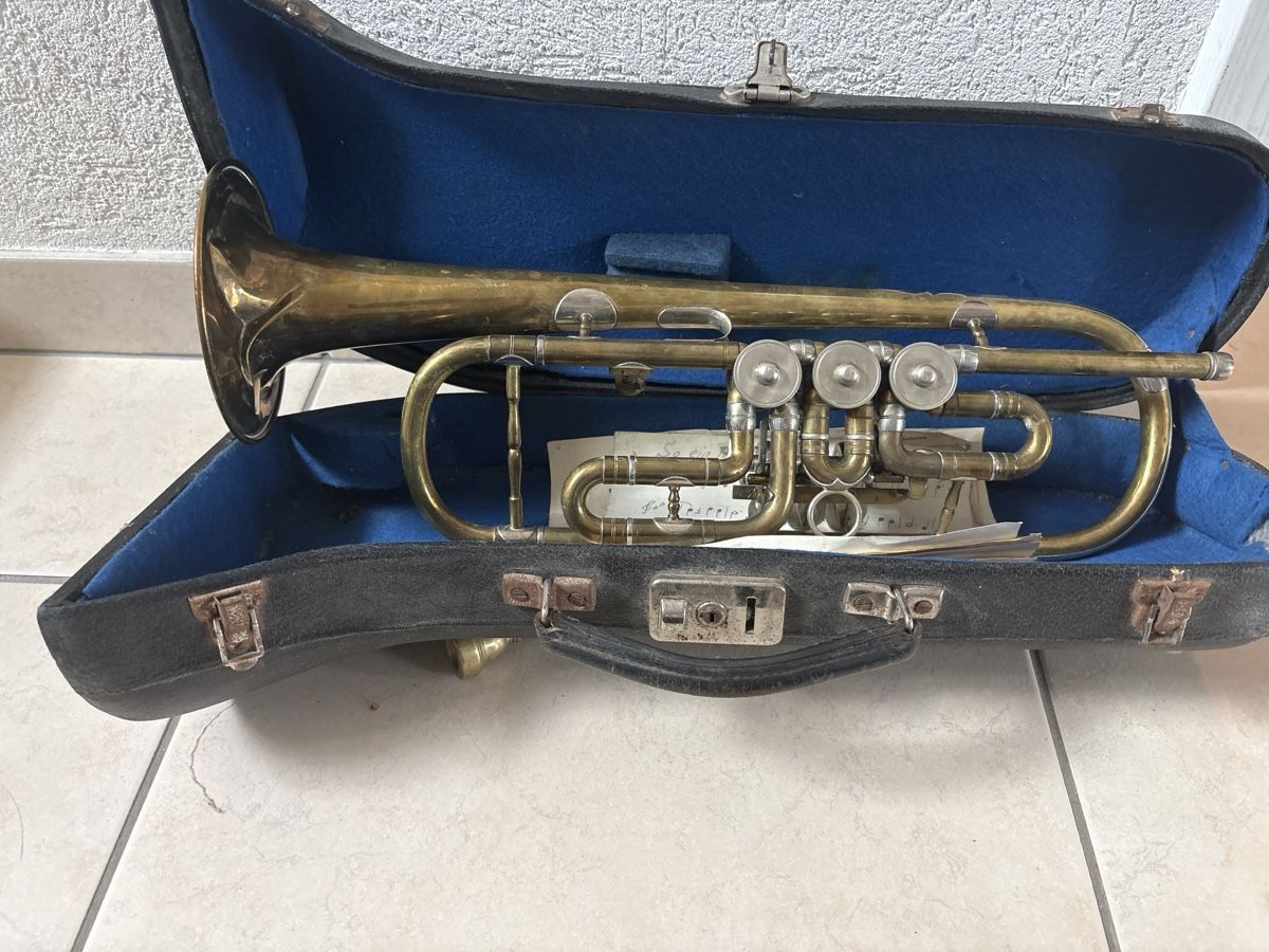 Musikinstrumente: Cornet Marke Hilsbrunner Aarau – Gebraucht aus Herznach von bossard01