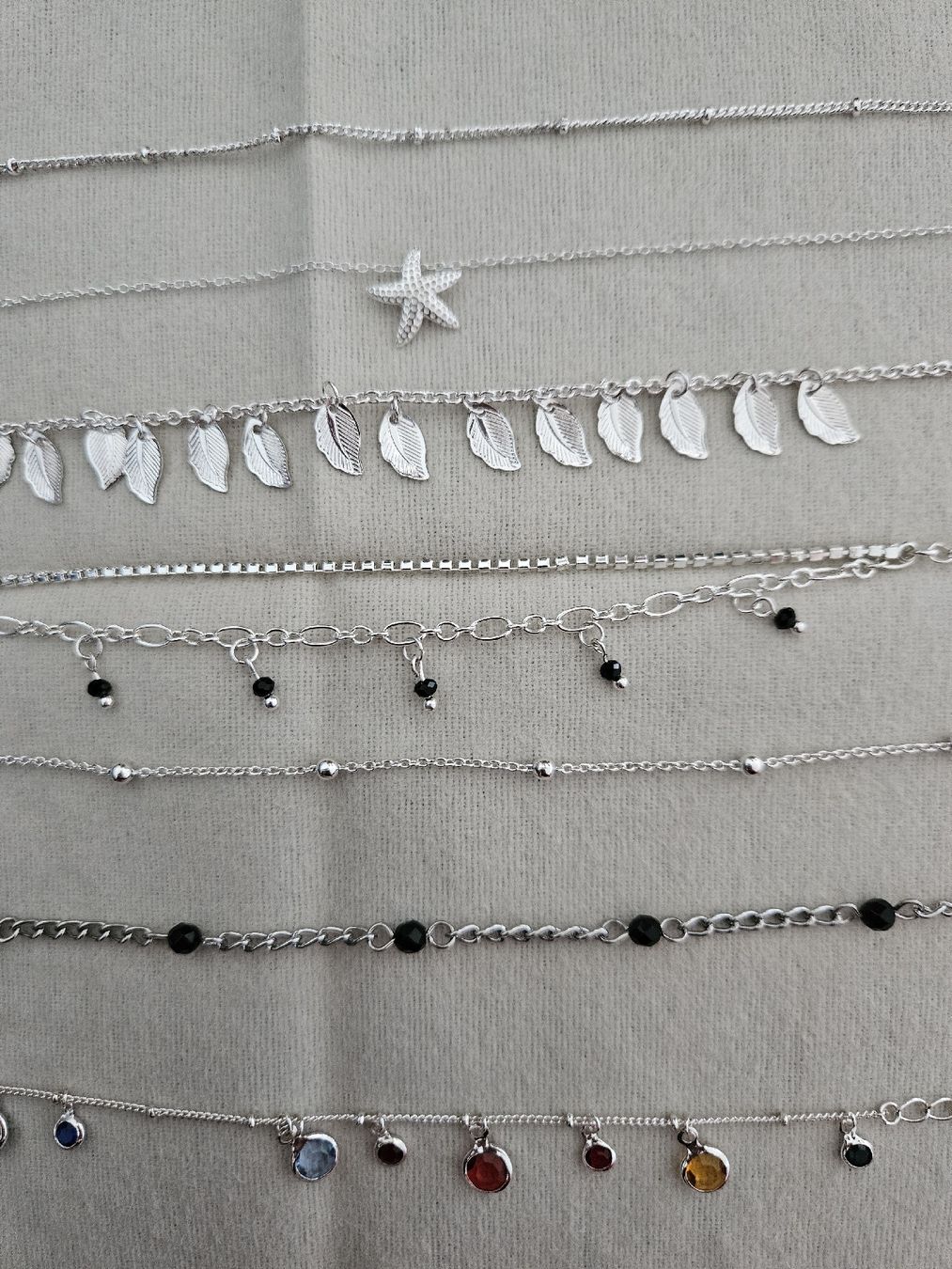 Bracciali & Braccialetti: Fusskettchen 7 Stk.  – Usato da Bern venduto da Sabulise 1