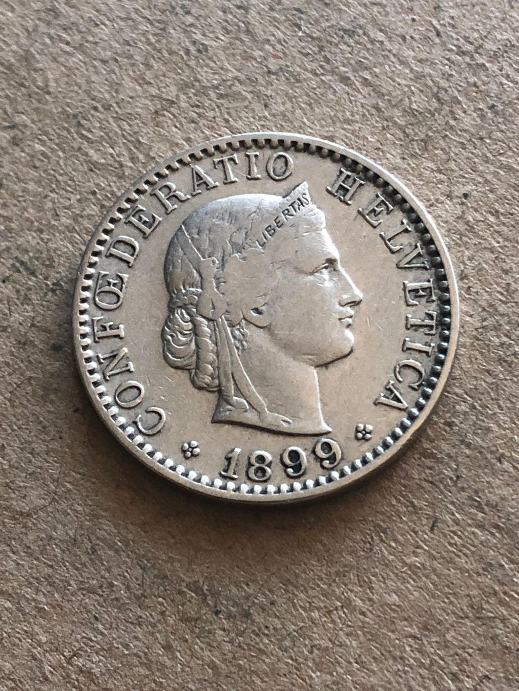 Toutes les monnaies: 20 Rp. 1899 – D'occasion à Schötz par Odpa