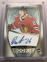 Dominik Kahun SCB Lausanne NHL Hockey Card signiert limitier