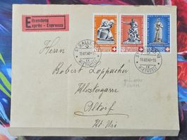 CL33 Enveloppe + Timbre Suisse 1940