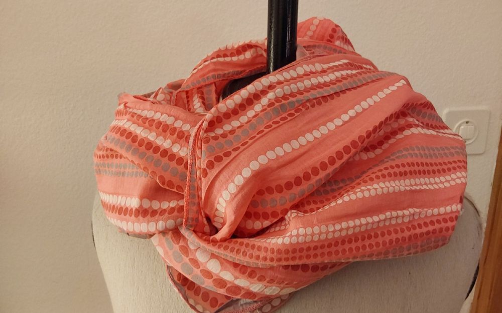 Stylesindia Damen Dupatta-Schal Baumwolle - Einfarbig Rosa