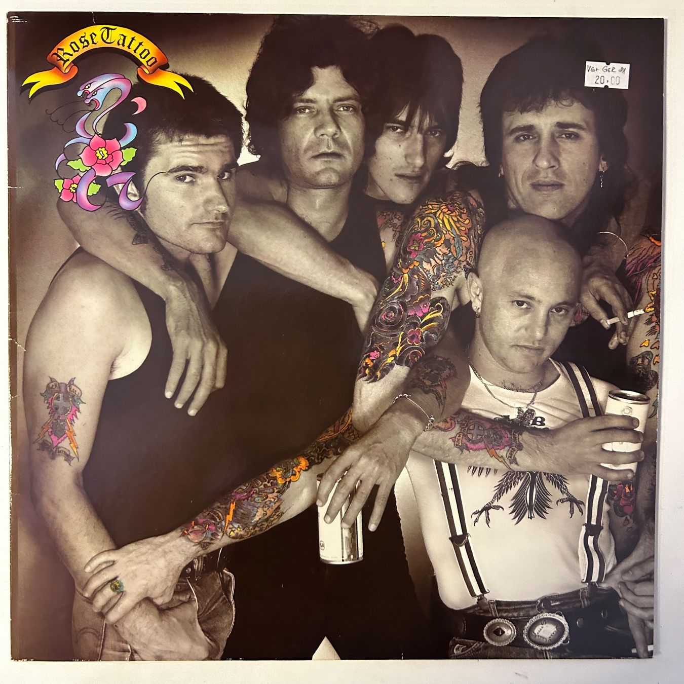 Dischi in vinile: Rose Tattoo - Assault & Battery, LP Vinyl 1981 WEA – Usato da Aesch BL venduto da BlueMusicRecords