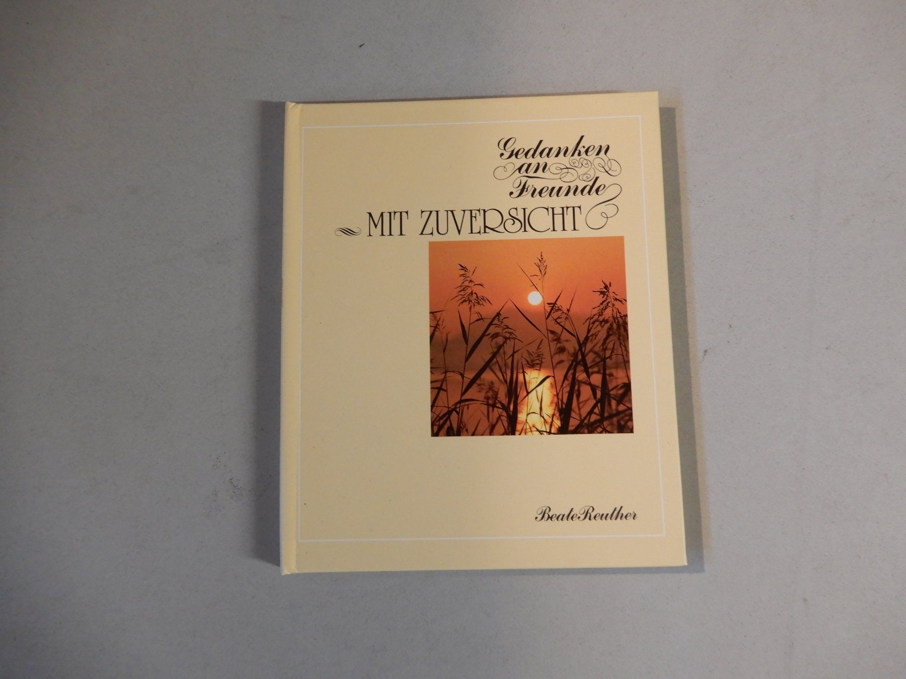 Libri: Beate Reuther: Gedanken an Freunde - Mit Zuversicht – Usato da Erstfeld venduto da Mario_boe0