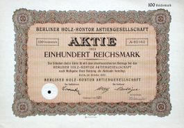 Berliner Holz-Kontor AG, Berlin - 1932