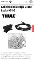 neues, originalverpacktes Kabelschloss zu Thule EPOS 2+3