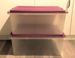 2er Set Boxen mit Deckel