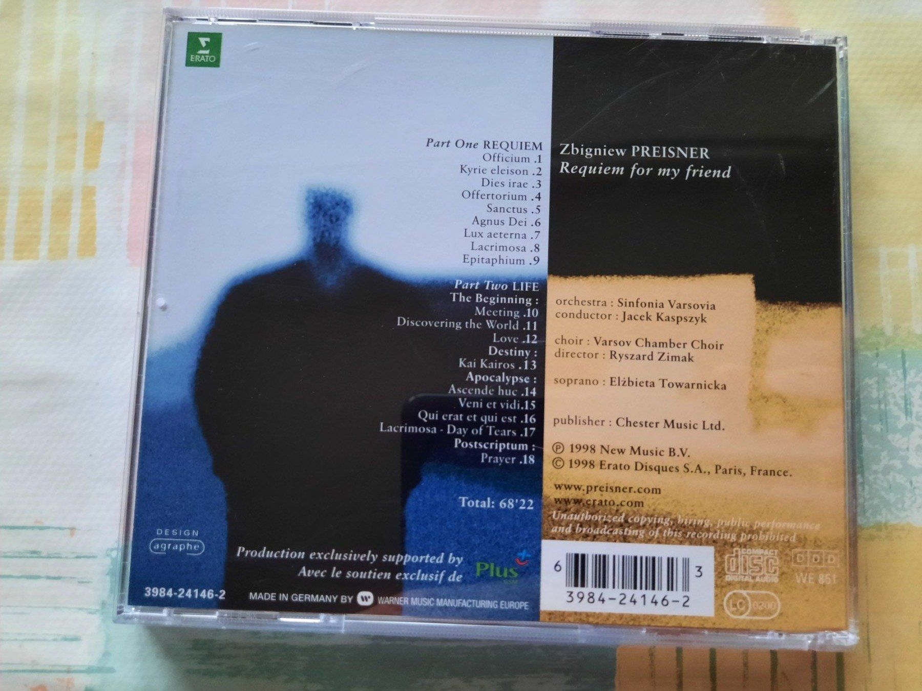 CDs: Cd Preisner - Requiem for my friend – Gebraucht aus Pully von bro_n52j 1
