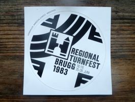 Turnfest Brugg 1983 Aufkleber