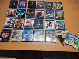 Sammlung mit verschiedenen Blu-rays