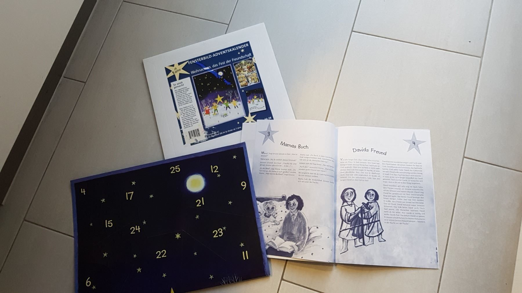 Kalender: Fensterbilder Adventskalender Erzählbuch – Neu und originalverpackt aus Spiegel b. Bern von Gudi8 3