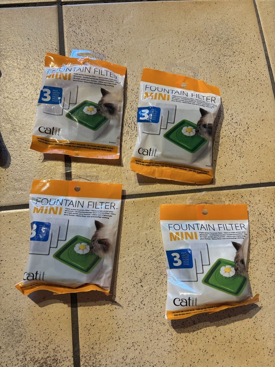 Sanitär: Catit Trinkbrunnenfilter MINI 4 Stk. neu – Neu und originalverpackt aus Siebnen von neb_tt6h