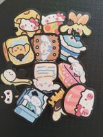 Lot d' autocollants Sanrio hello Kitty motifs nourriture 