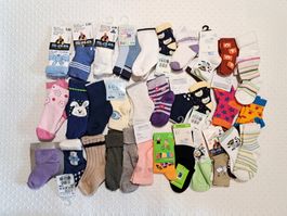 NEU! Süsse Baby Socken Söckli, 35 Paar, 1-12 Monate