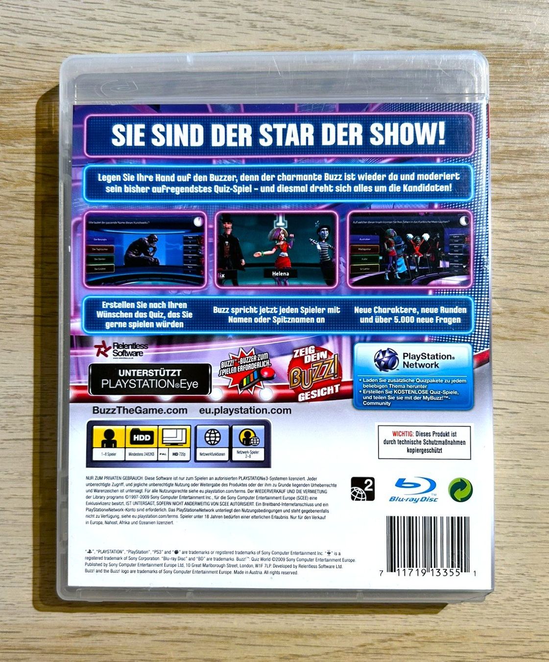 Sony Giochi: Buzz! Quiz World PS3 – Usato da St. Gallen venduto da Alpine.Arcade 1