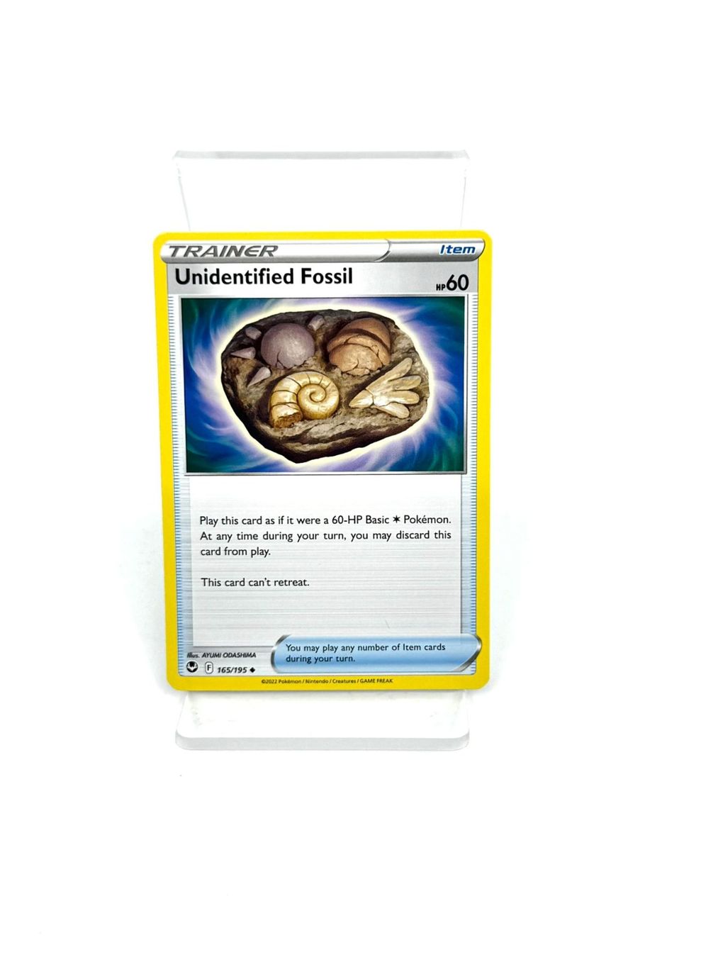 Pokémon Carte collezionabili: Pokemon Unidentified Fossil 165/195 – Usato da Herisau venduto da Pokemon2026