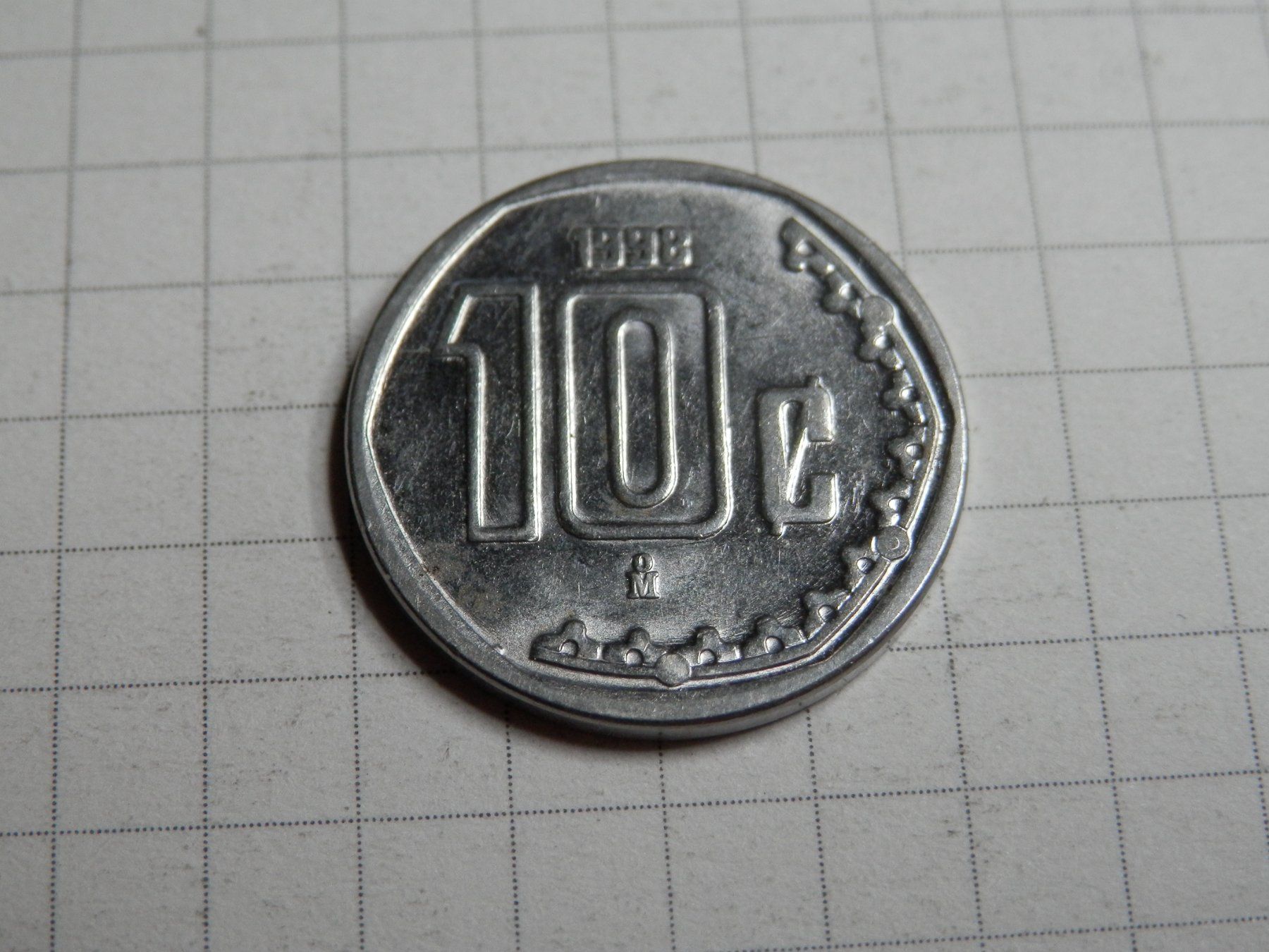 Tutti le monete: Mexiko 10 Centavos, 1998 – Usato da Weiach venduto da weiach81 1