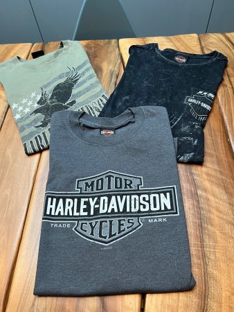 Harley Davidson - Lot 3 T-shirts - Taille XL