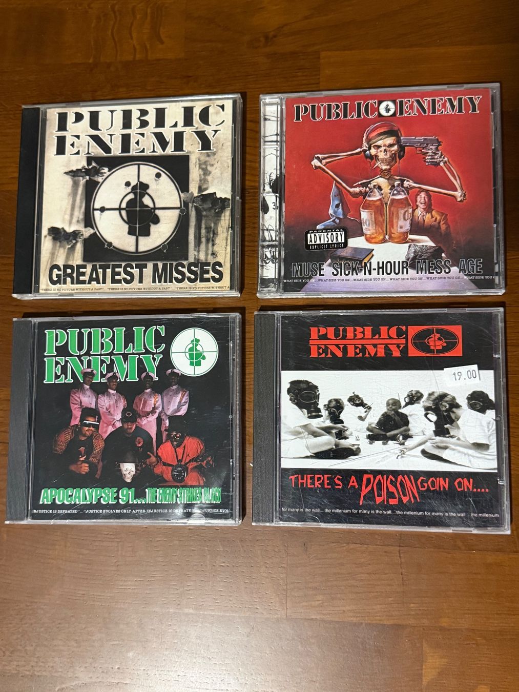 CD: Public Enemy 4 CD lot Rap albums – Usato da Delémont venduto da cpop