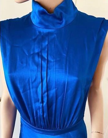 LIKE NEW BONGÉNIE GRIEDER ELEGANT SILK EVENING DRESS