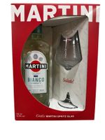 Martini Bianco 0,75  L (14,4% Vol) + 1x Martini Ballon Glas