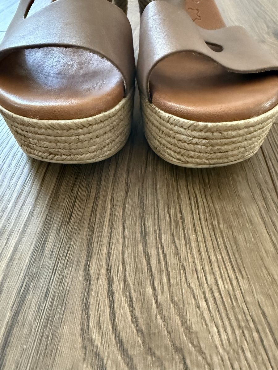 Damenschuhe: Ledersandale – Gebraucht aus Sumiswald von sonrisa70 3