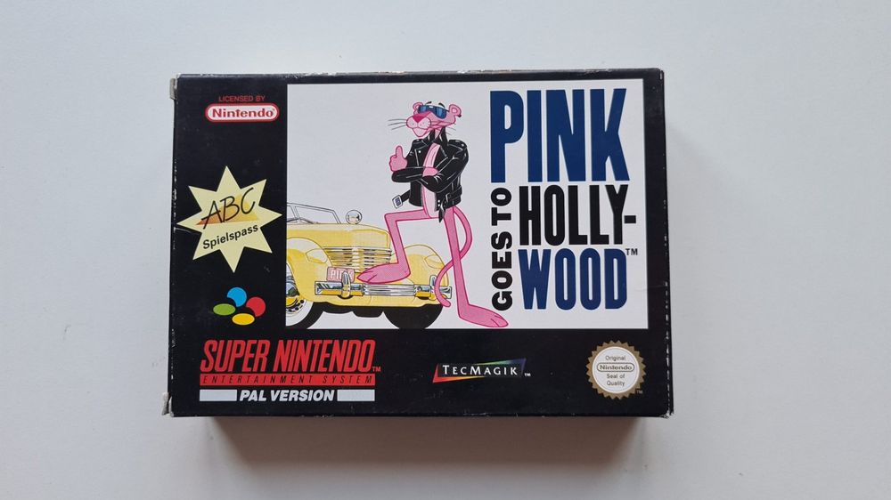 Super Nintendo - SNES: Pink goes to Hollywood (Pink Panther) | Kaufen ...