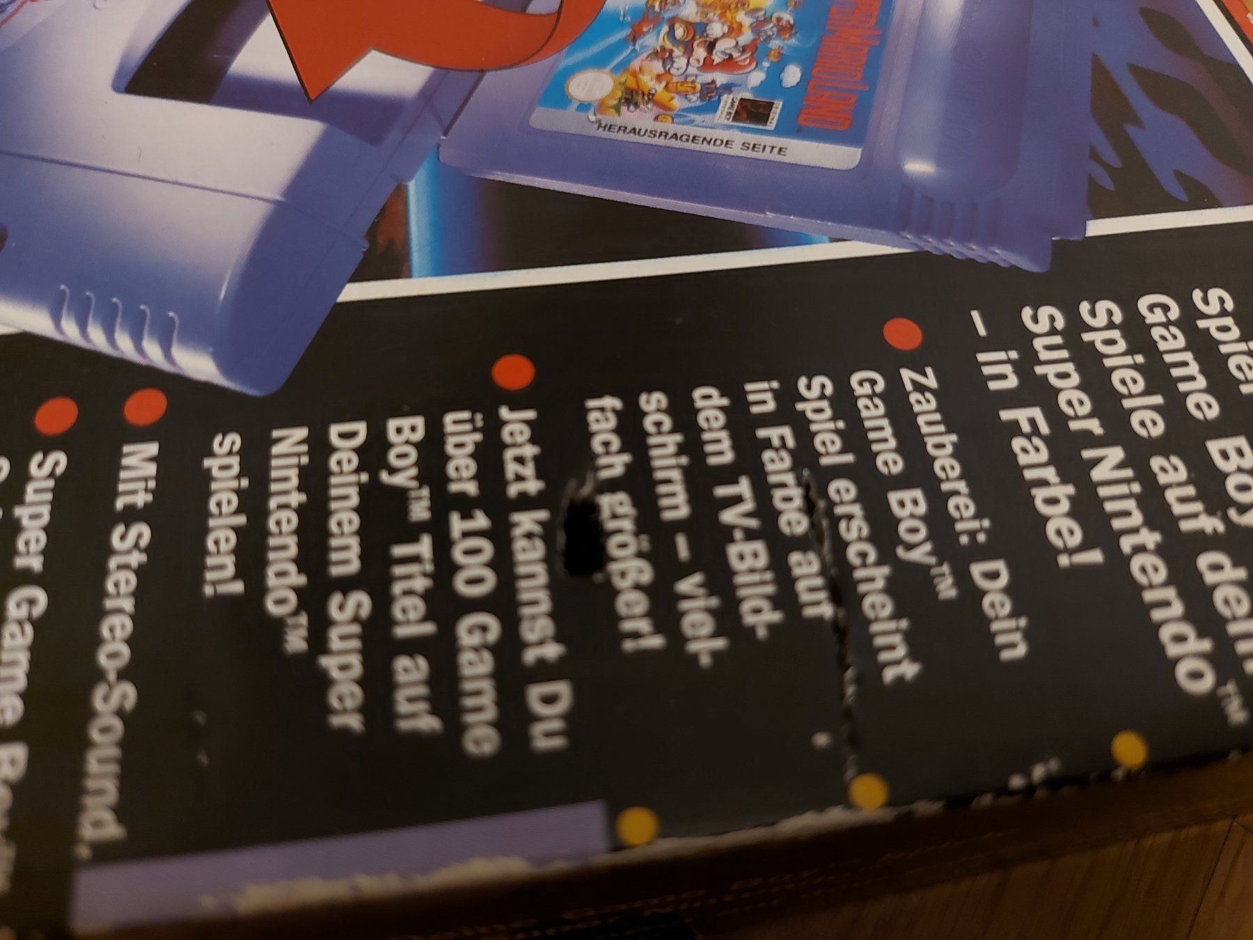 Console: Super Game Boy OVP Nintendo SNES – Usato da Aarau venduto da Kaesekuchen2000 2