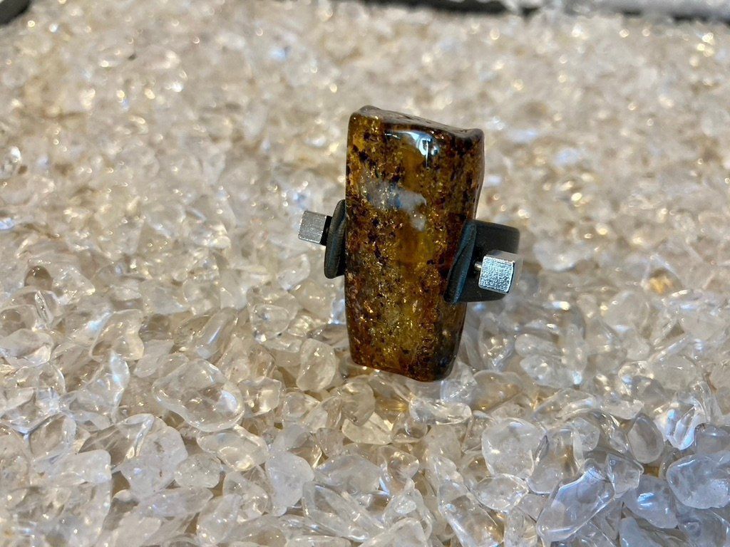 Anelli: Ring mit Bernstein/Amber/Ambre – Nuovo (secondo la descrizione) da Biberist venduto da tl-schmuck