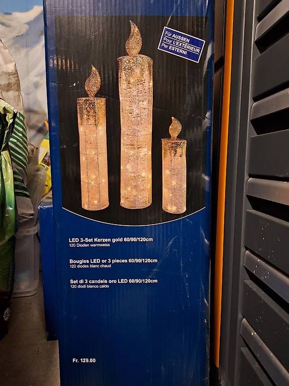 Tutte le decorazioni: Weihnachtsdeko Kerzen 230V – Usato da Visperterminen venduto da M1gnon