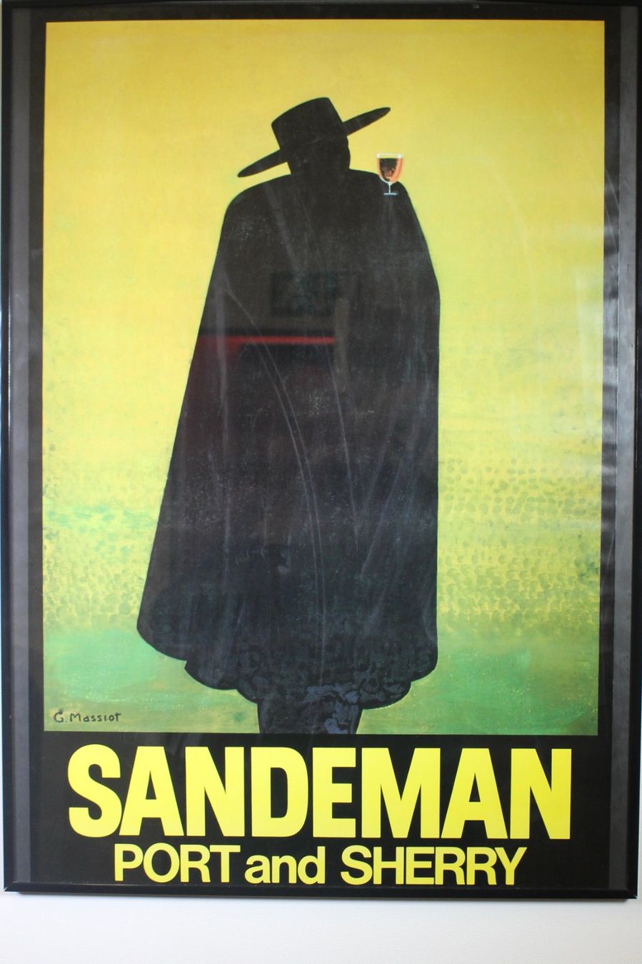 Foto & Immagini: Sandeman Port Sherry Werbeplakat, gerahmt – Usato da Bruettisellen venduto da Collector_Store