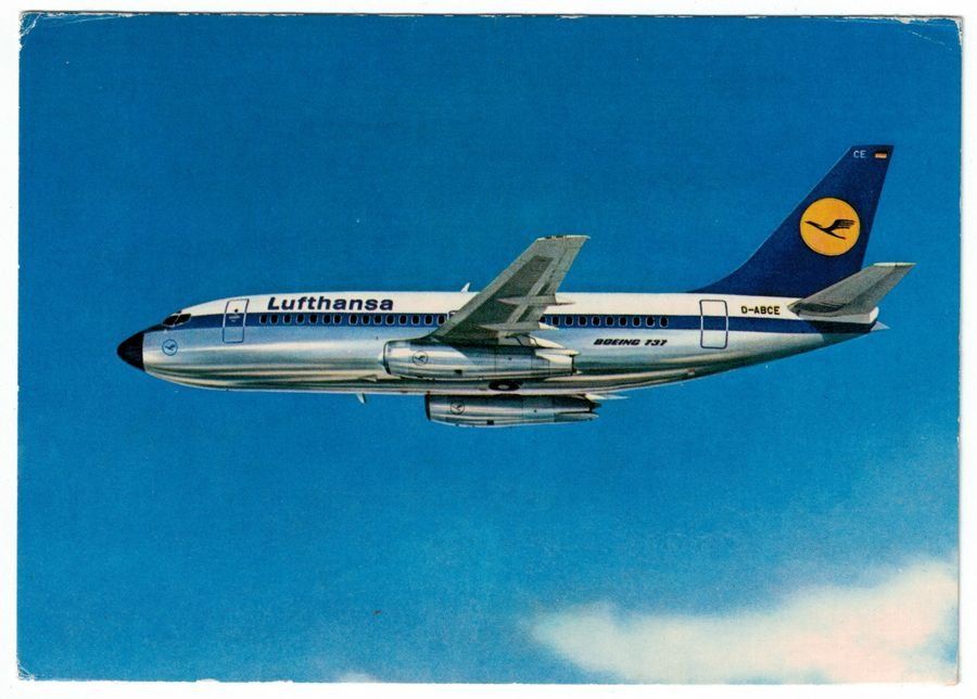 Cartoline postali: Boeing 737 City Jet Lufthansa – Usato da Frauenfeld venduto da POML