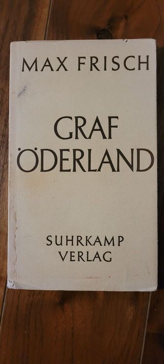 Max Frisch Graf Öderland Kaufen auf Ricardo