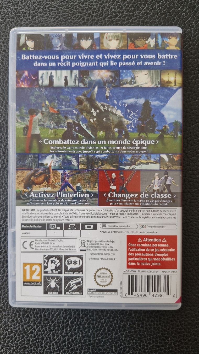 Nintendo Jeux: Xenoblade Chronicles 3 - Nintendo Switch – Neuf (Voir description) à Cortaillod par tul_66w9 1