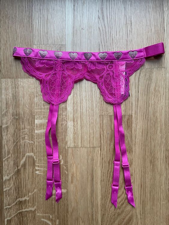 Victoria’s Secret Shine Strap Heart Garter Belt XS/S NEW | Kaufen auf ...