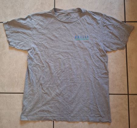 O'Neill T-Shirt Gr. M, Rückendruck, hellgrau