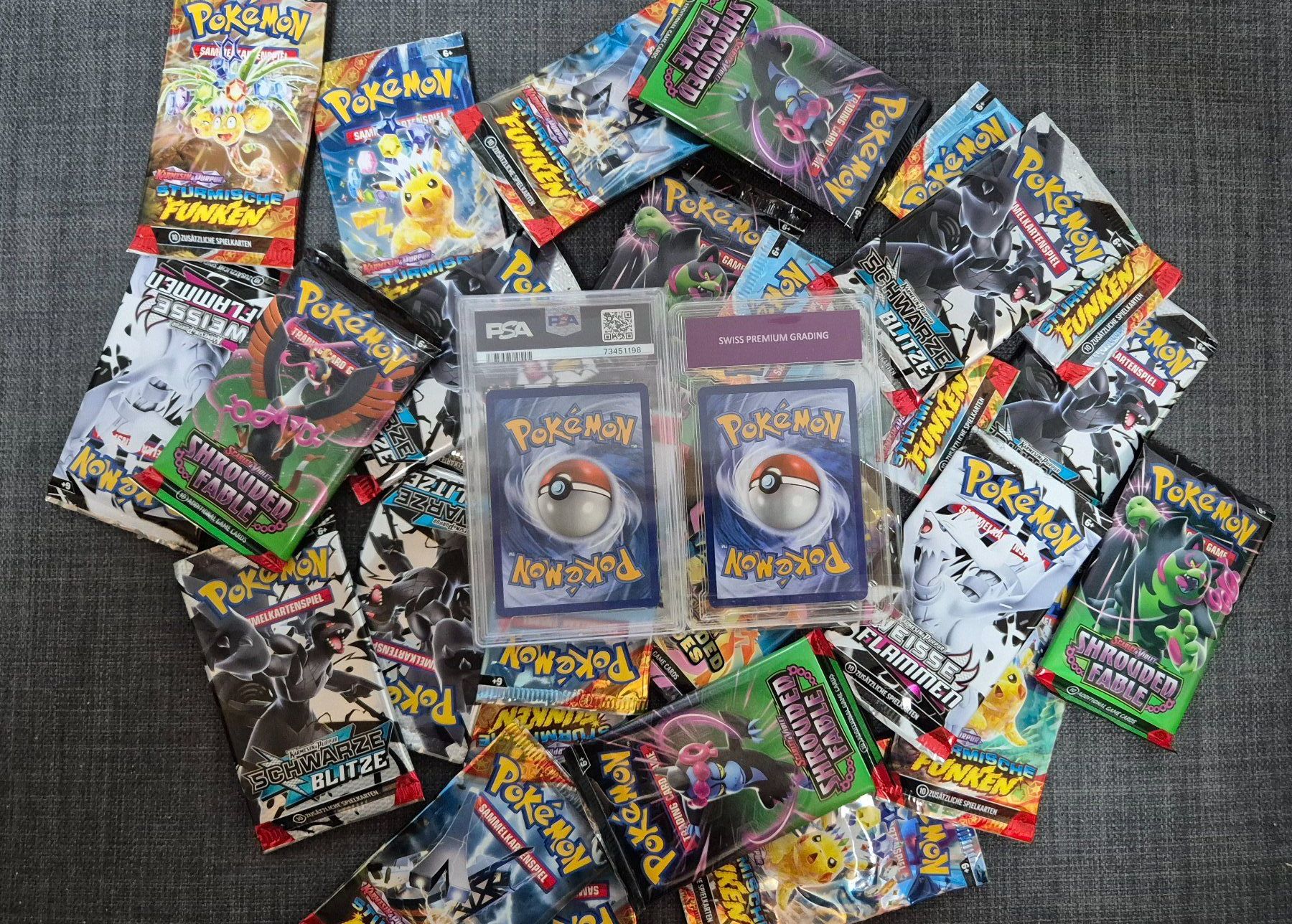 Pokémon Cartes à collectionner: Mystery Pokémon Slab + Booster – Neuf (Voir description) à Beringen par mar_29ml