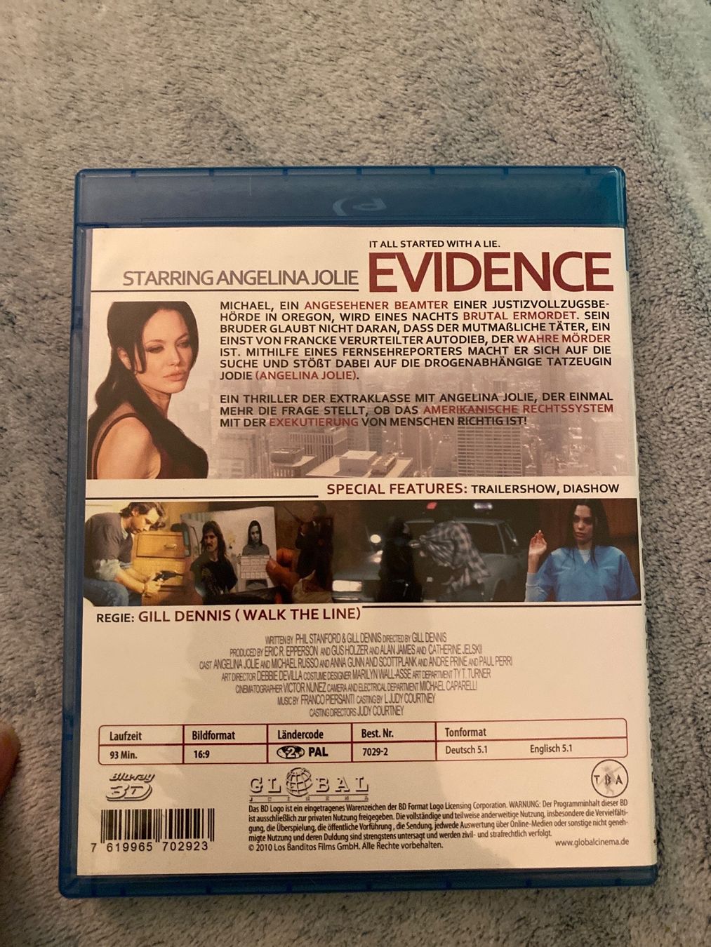 Tutti i DVDs: Evidence Blu-ray/ 3D, 2D – Usato da Dübendorf venduto da GinaGiulia 1