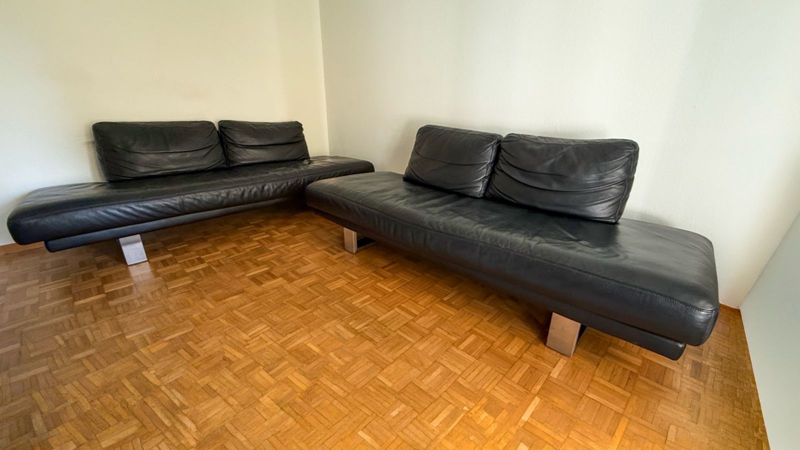 Rolf Benz Divani: Rolf Benz LINEA 2+3-Sitzer Echtleder Sofa-Set – Usato da Zürich venduto da nat_pt2d 2